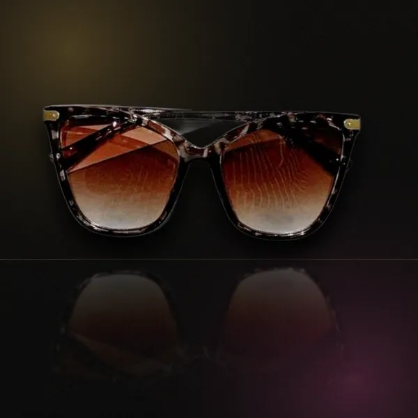 Tortoise Cat-Eye — leopard tortoise sunglasses with brown gradient lenses